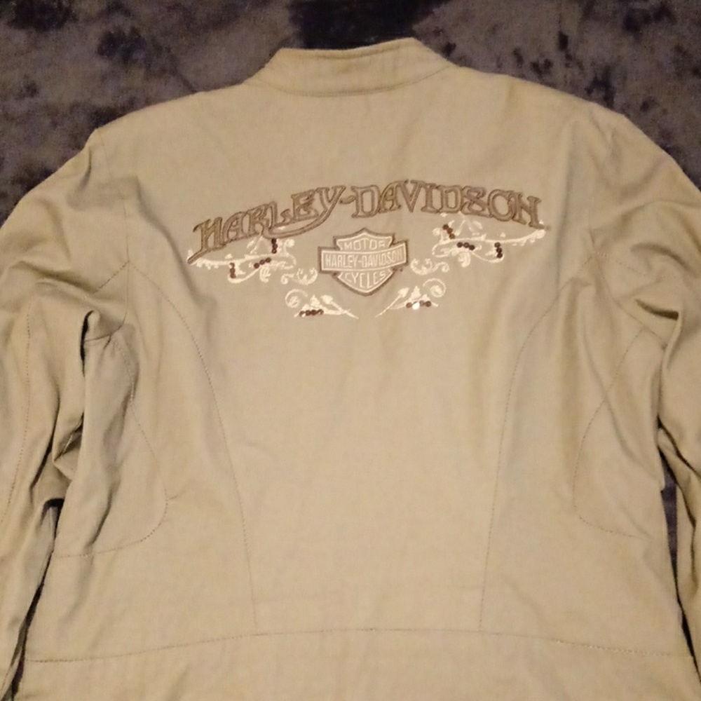 Harley-Davidson ladies olive spring jacket